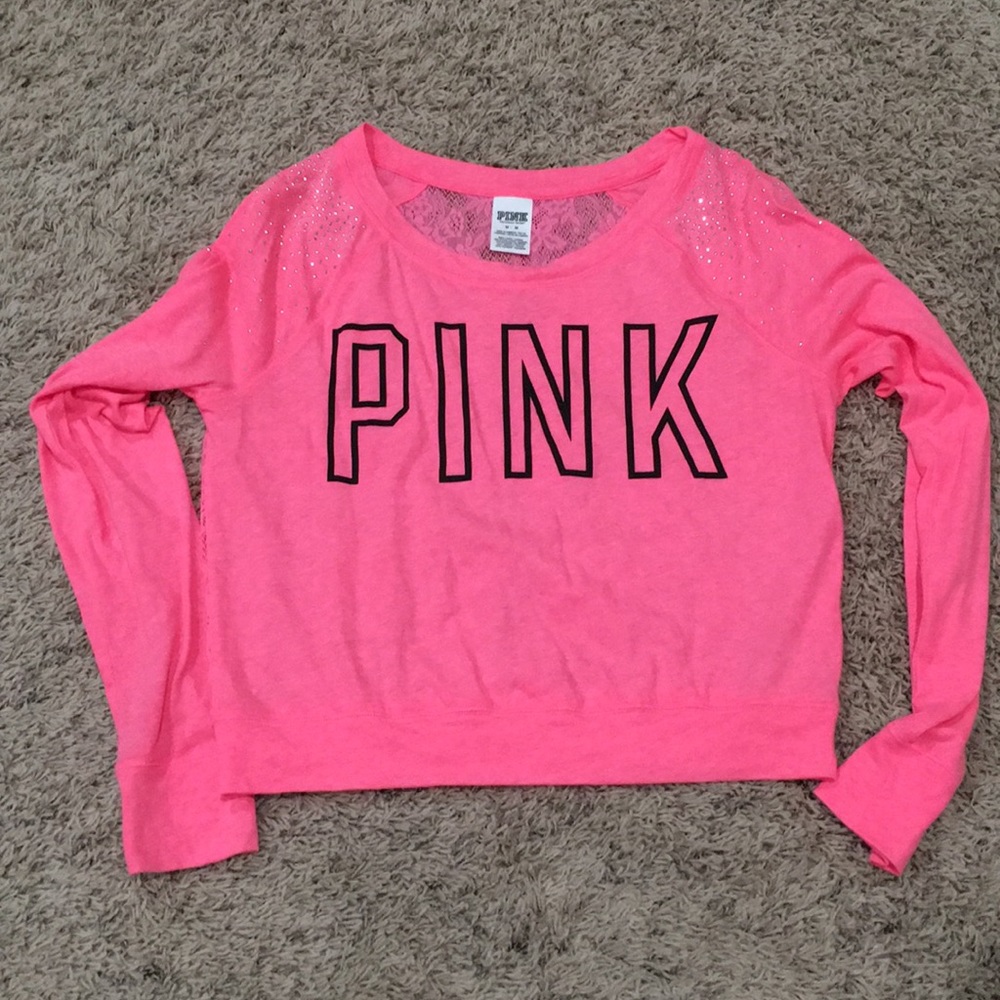 Vs pink long sleeve shirt